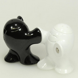 Salière et poivrière step n pep Koziol