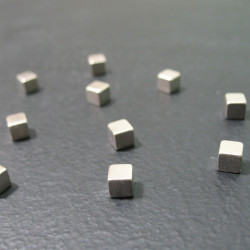 Aimant cube nickel 5 x 5