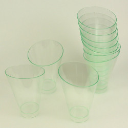 Verrine jetable coupelle cornet 19,5cl x10