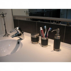VERRE A DENTS OSAKA ANTHRACITE/INOX