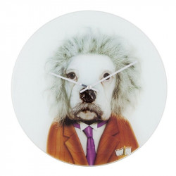 Horloge design chien einstein