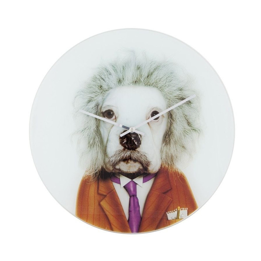 Horloge design chien einstein