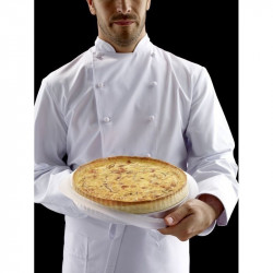 Moule à tarte silicone duo démontable 28 cm Lékué - noir