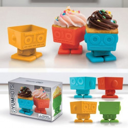 Moules à cupcakes Robots Yumbots