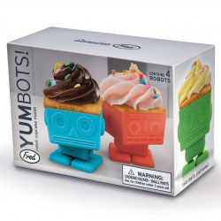 Moules à cupcakes Robots Yumbots