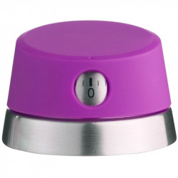 Minuteur magnétique confetti violet