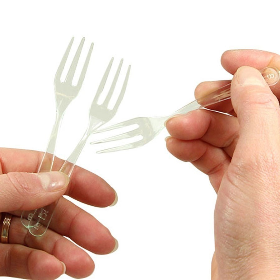 100 fourchettes jetables pour verrines