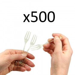 500 fourchettes jetables pour verrines