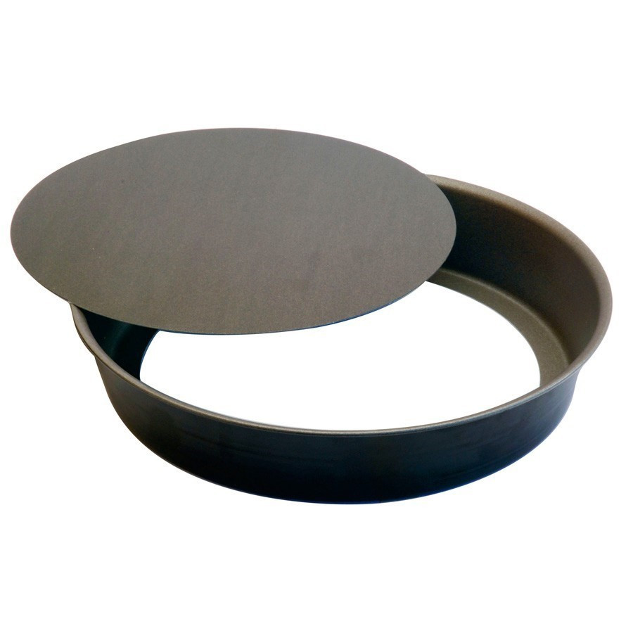 Moule à Manqué Gobel 223702 | Rond Anti-Adhérent Noir | Diamètre 12 Cm | Fabriqué En France