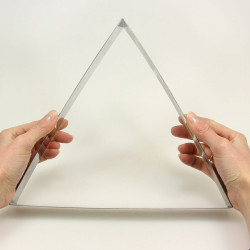 Triangle à mousse inox 24 cm Gobel