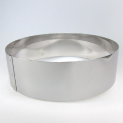 Cercle à vacherin inox 20 cm Gobel