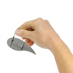 Poussoir larme inox 8,8 cm Gobel