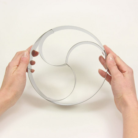 Cercle à Mousse Inox Ø16cm Hauteur 4,5cm - Pour Pâtisserie Et Dressage