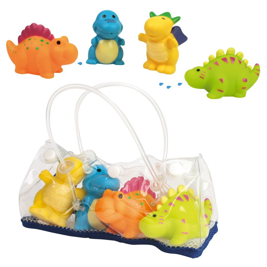4 jouets de bain dinosaures