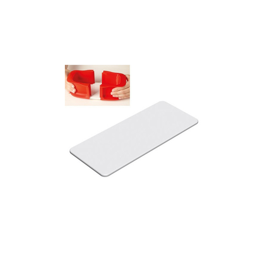 Assiette rectangulaire 18 cm Lékué pour terrine démontable