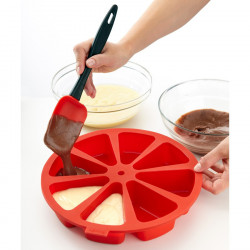 Cuillère de cuisine silicone rouge Lékué