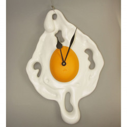 Horloge murale originale oeuf au plat
