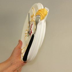 Horloge murale originale spaghettis clock