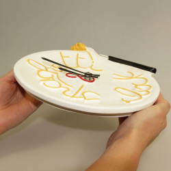 Horloge murale originale spaghettis clock