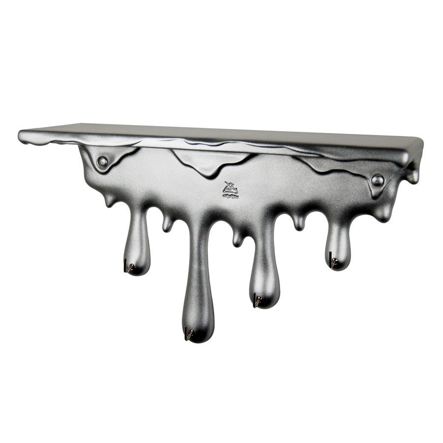 Etagère murale originale dégoulinante aluminium Etagère murale originale dégoulinante aluminium