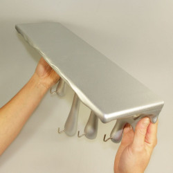 Etagère murale originale dégoulinante aluminium