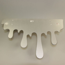 Etagère murale originale dégoulinante aluminium
