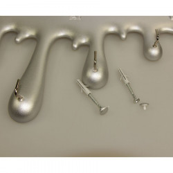Etagère murale originale dégoulinante aluminium