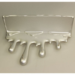 Etagère murale originale dégoulinante aluminium