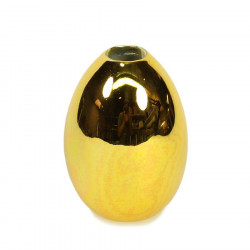 Vase boule soliflore céramique - or