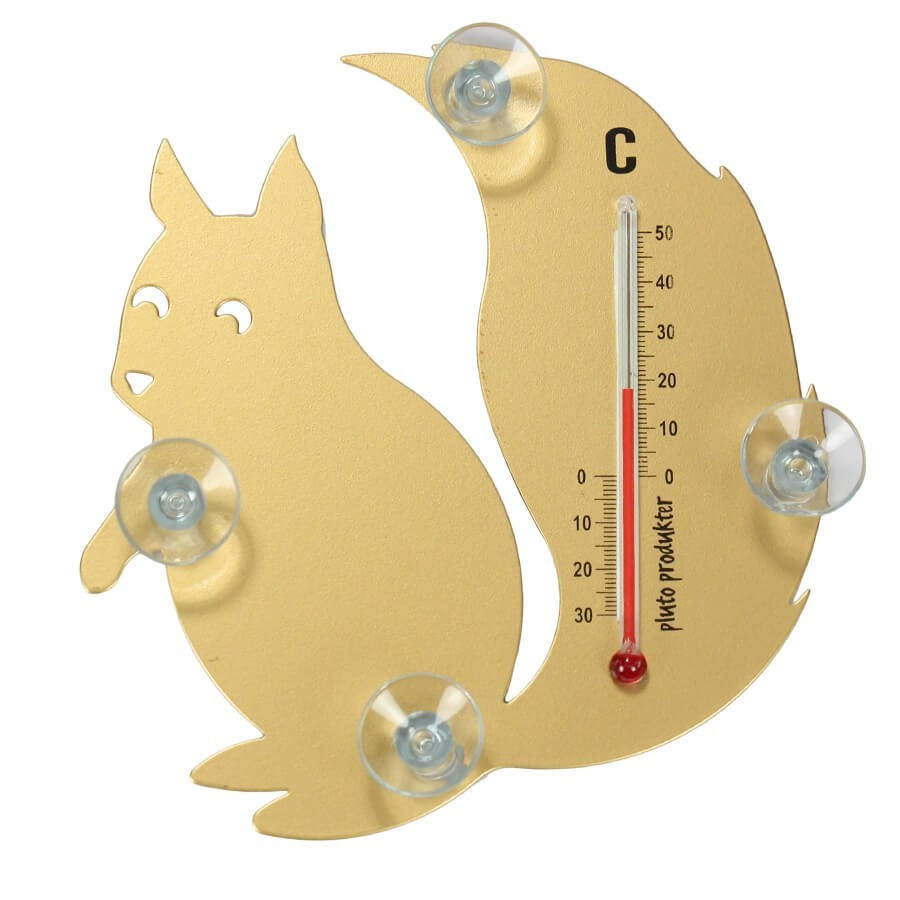 Thermomètre déco à ventouse - Ecureuil Thermomètre déco à ventouse - Ecureuil