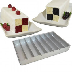 Moule A Gateau Fat Daddios Avec Inserts Reglables Rectangulaire