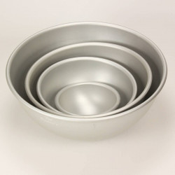 Moule demi sphère 20 cm en aluminium Fat Daddio's