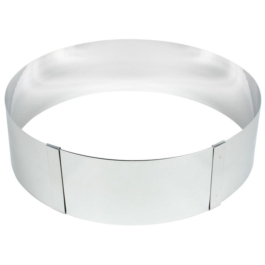 Cercle à mousse réglable inox Cercle à mousse réglable inox