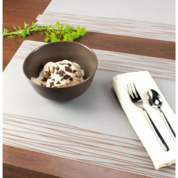 Set de table silicone Jay Contento - lignes roses