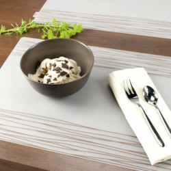 Set de table silicone Jay Contento - lignes rouges