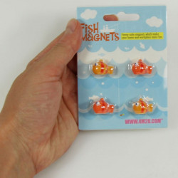 4 aimants déco poisson