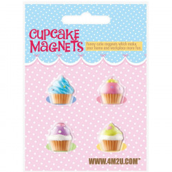 4 aimants déco cupcakes