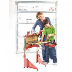 Red Toolbox - Kit junior de construction bois - train