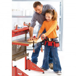 Red Toolbox - Kit junior de construction bois - train