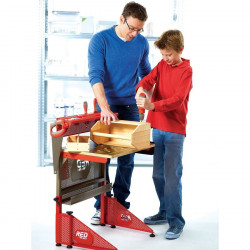 Red Toolbox - Kit junior de construction bois - train