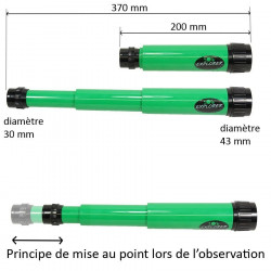 Longue vue pour enfant 15x - vert