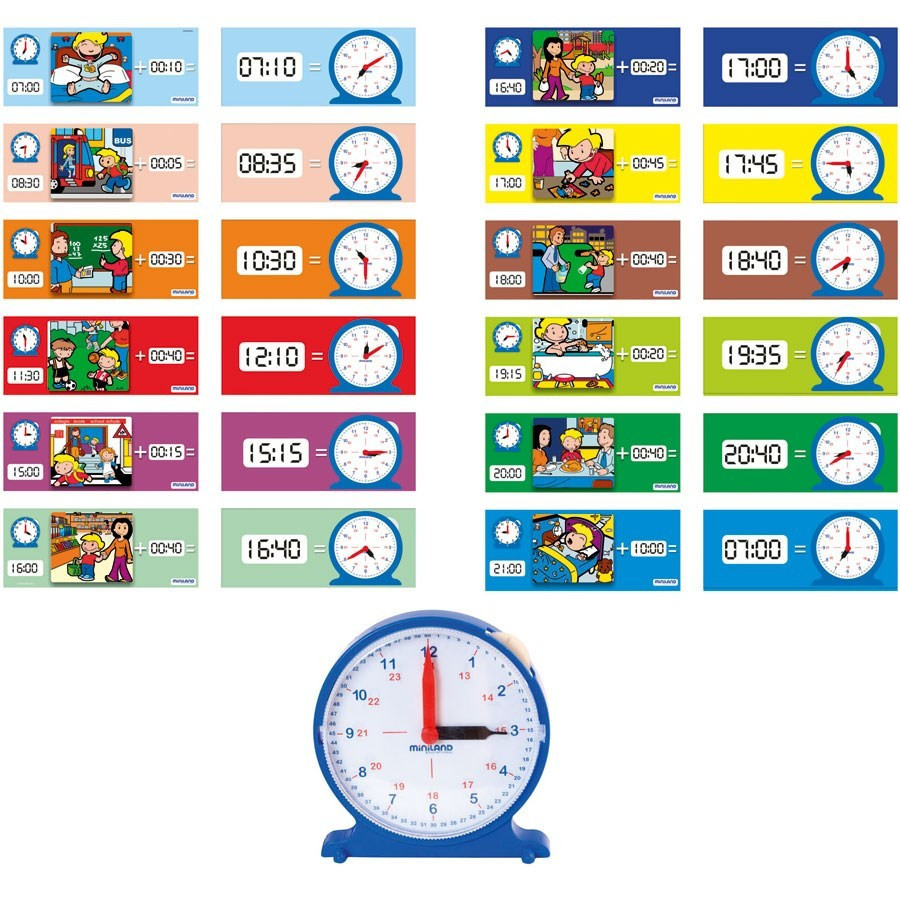 Horloge Pour Apprendre L'heure à Imprimer Horloge pour apprendre à lire l'heure