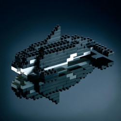 Jeu de construction mini briques Brixies - Baleine