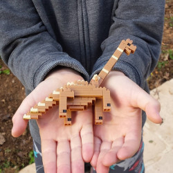 Jeu de construction mini briques Brixies - Guitare électrique rouge