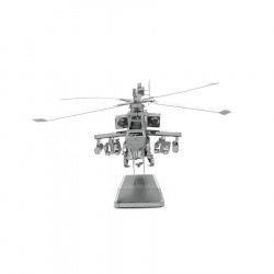 Jeu de construction maquette 3D MetalEarth - hélicoptère AH64 Apache