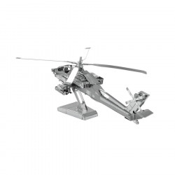 Jeu de construction maquette 3D MetalEarth - hélicoptère AH64 Apache