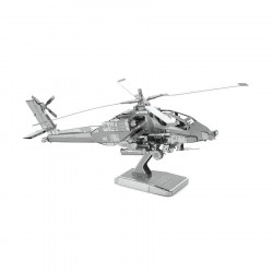 Jeu de construction maquette 3D MetalEarth - hélicoptère AH64 Apache