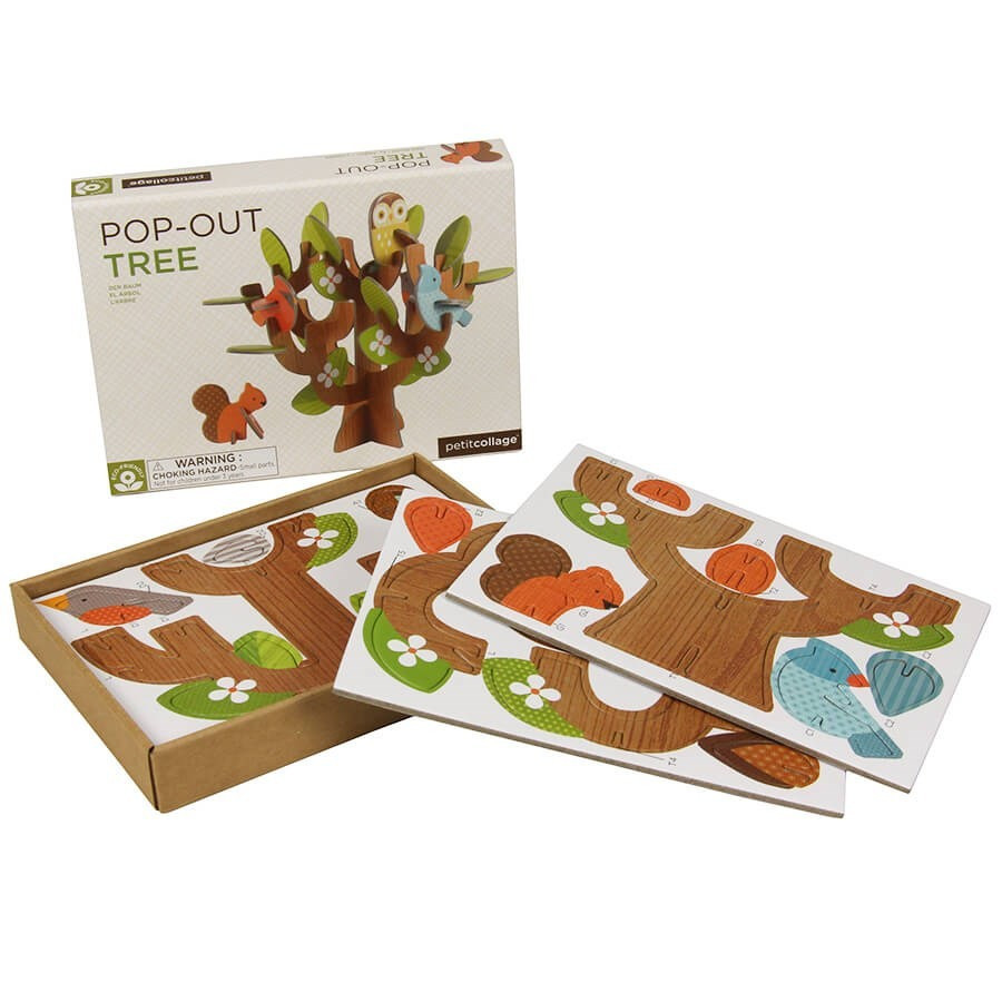 Jeu de construction en 3D pour enfant - Les arbres Jeu de construction en 3D pour enfant - Les arbres