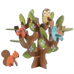Jeu de construction en 3D pour enfant - Les arbres