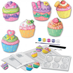 Kit moulage et peinture cupcakes 4M